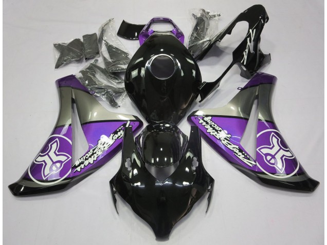 Viola Su Nero Personalizzato 08-11 CBR1000RR Carena
