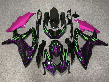 Viola & Verde Fiamma 08-10 GSXR 600-750 Carena