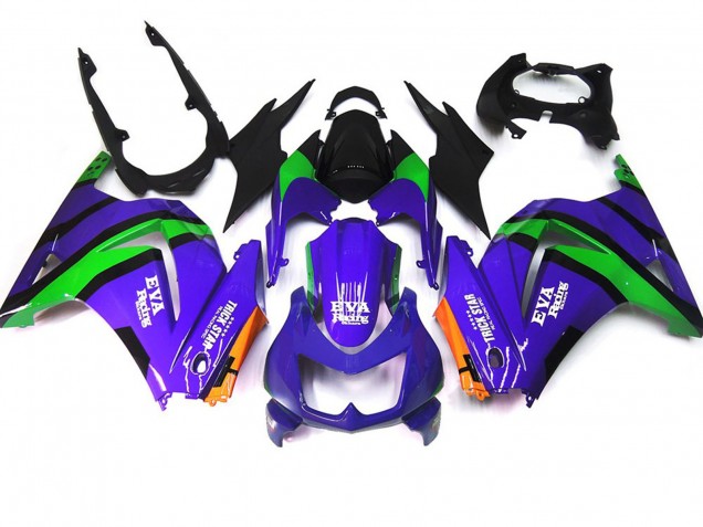Viola Verde & Nero 08-12 Ninja 250 Carena