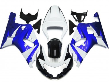 Vivace Stile Blu & Bianco OEM 01-03 GSXR 600-750 Carena