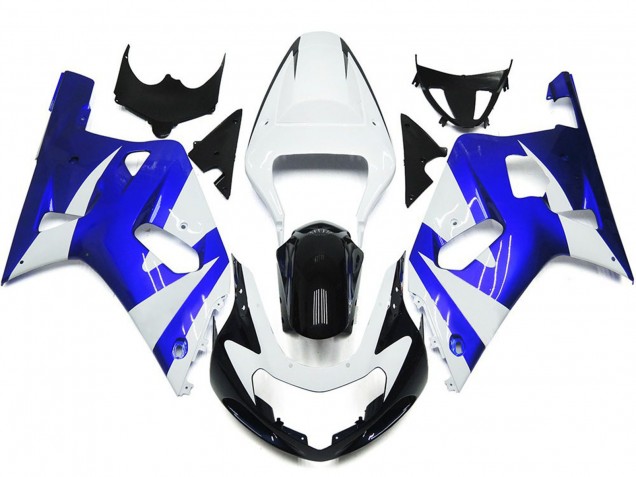 Vivace Stile Blu & Bianco OEM 01-03 GSXR 600-750 Carena