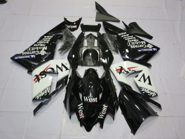 West Bianco Nero 04-05 ZX10R Carena